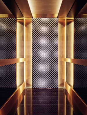 Interior designs of lifts/elevators
