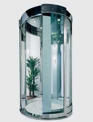 Glass elevator design
